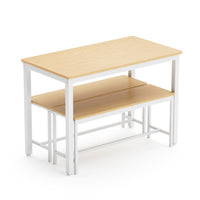 Space Saving Dining Table Set with Benches