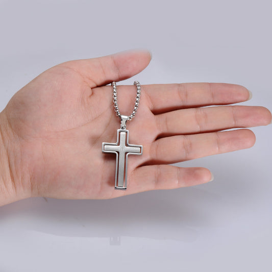 'Bible Verse' Cross Pendant