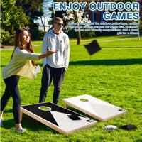 Solid Wood Premium Cornhole Set