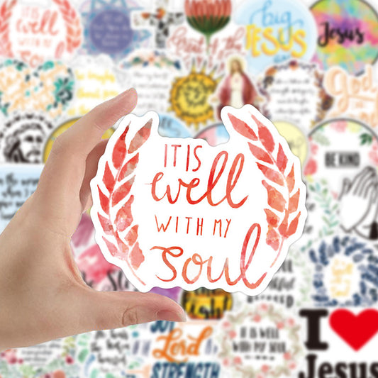 Christian Faith Quotes Stickers
