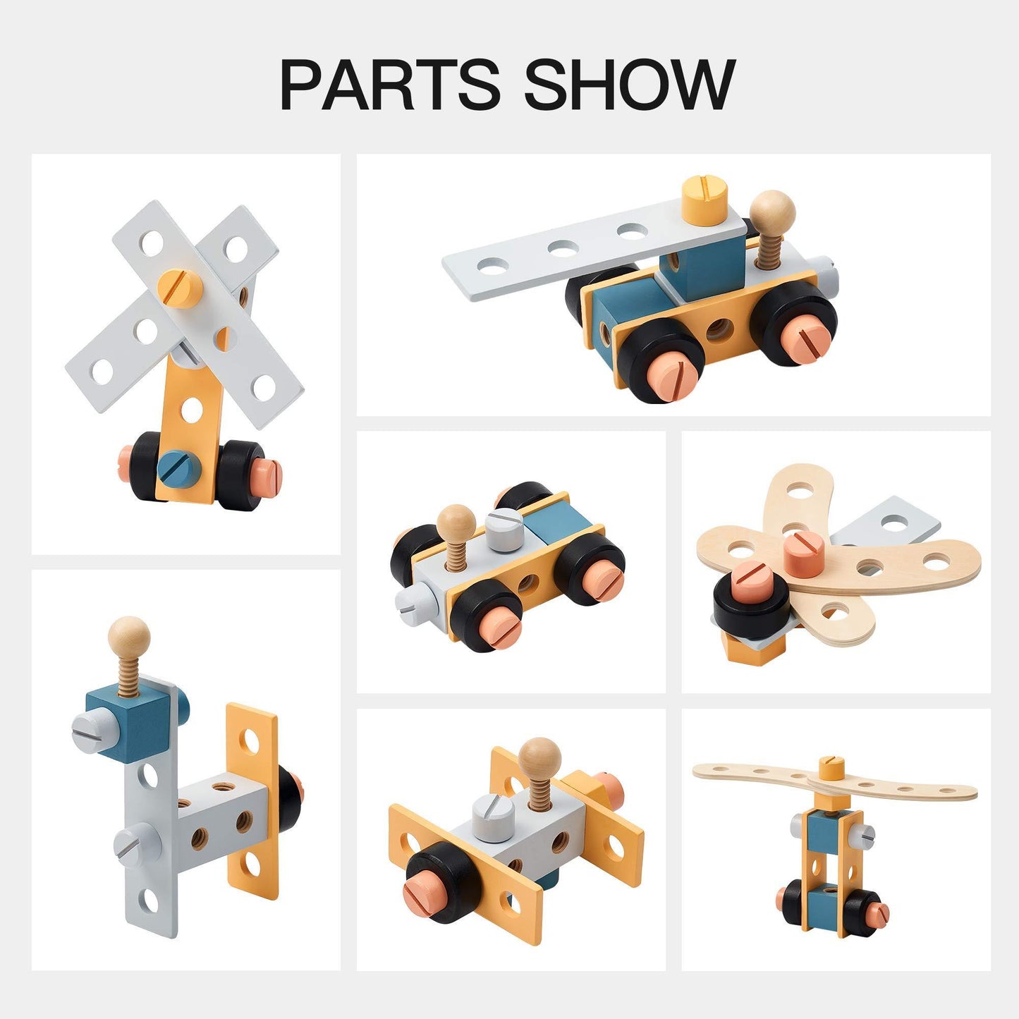Wooden Tool Bench For Kids