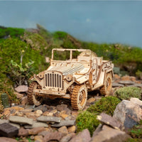 3D Wooden Puzzle Jeep
