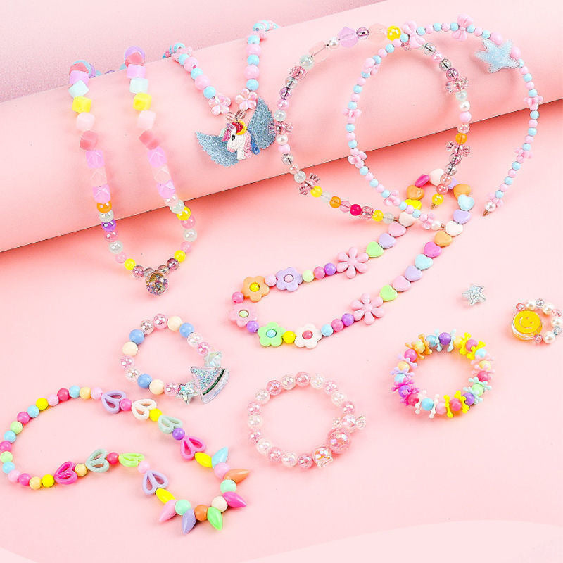 DIY Handmade Bead Jewelry Gift Box For Children
