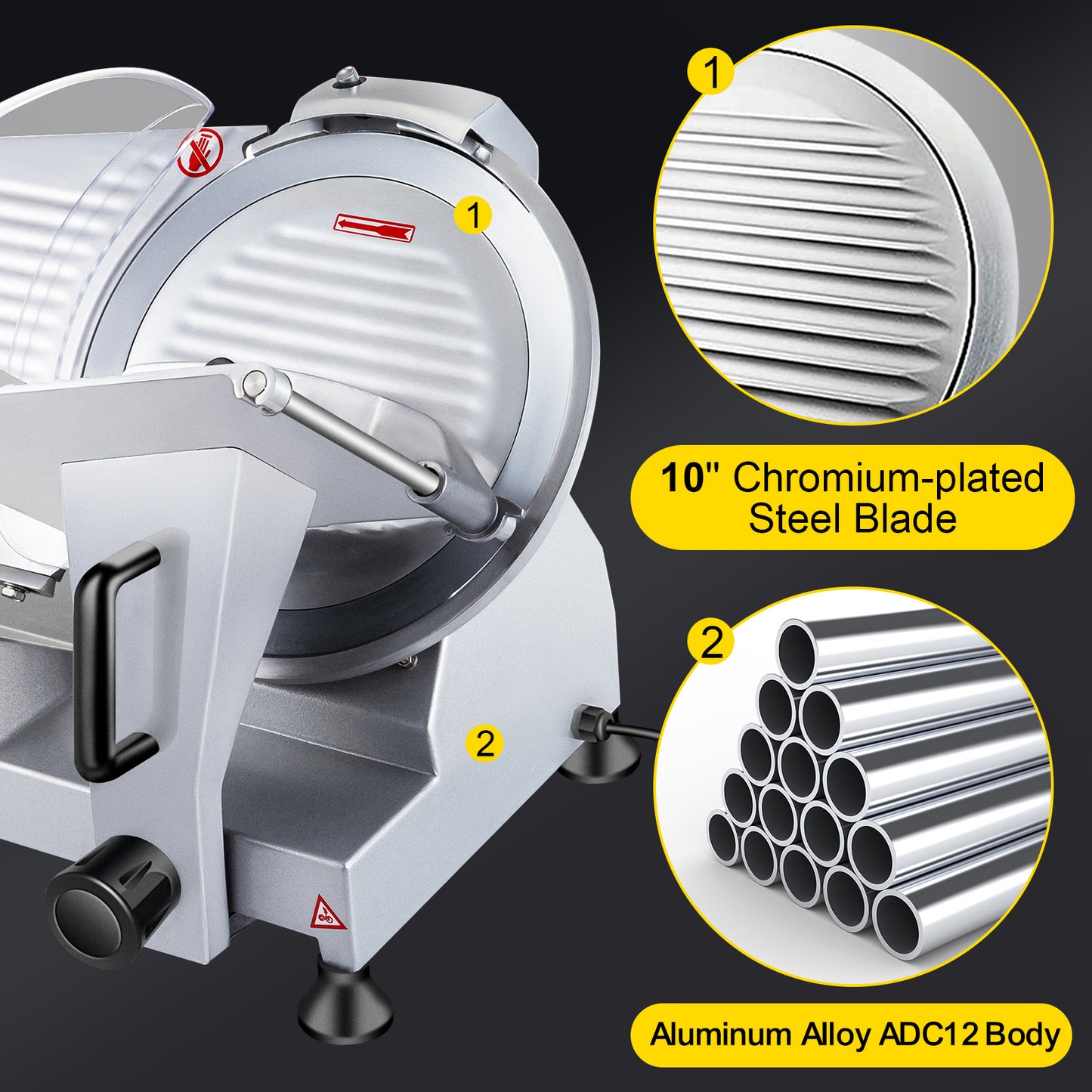 VEVOR 240W Commercial Meat Slicer
