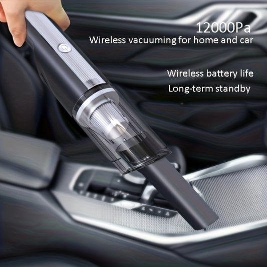Wireless Silver Car Vacuum