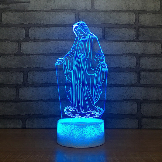 3D Christian Night Light