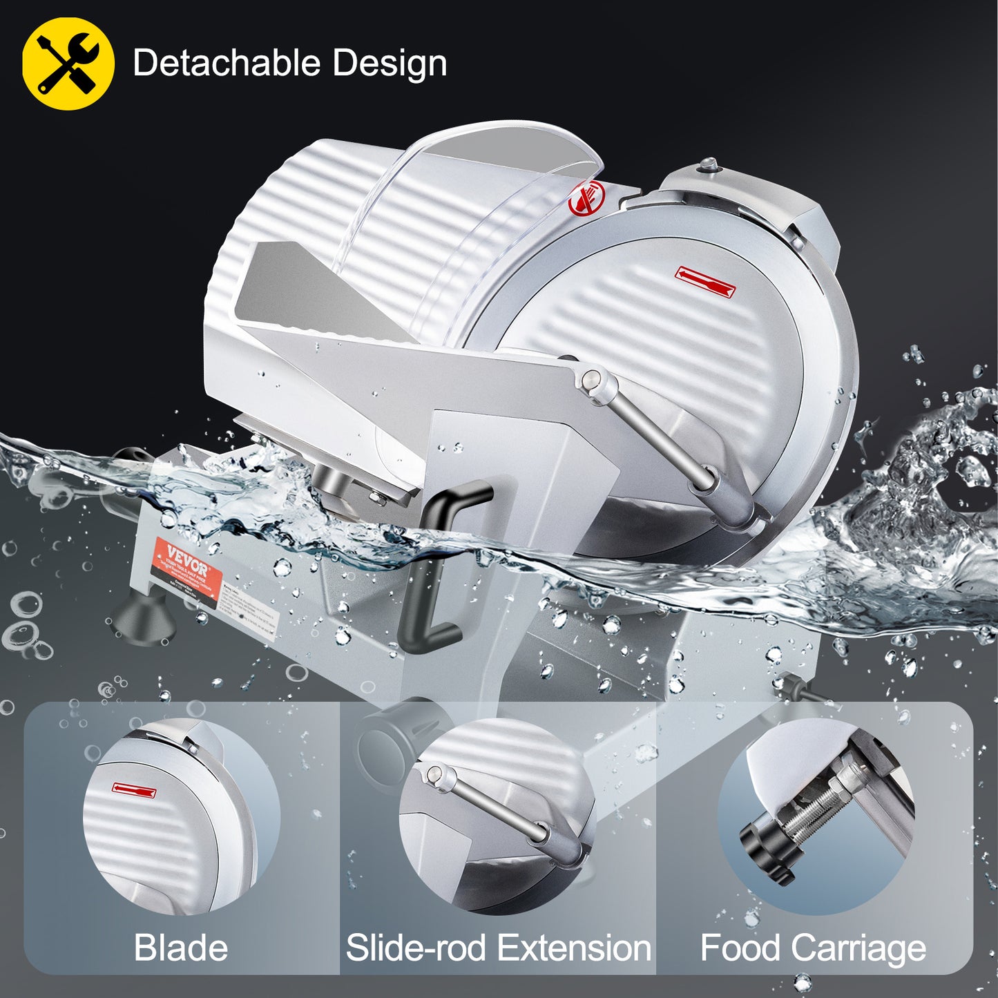 VEVOR 240W Commercial Meat Slicer