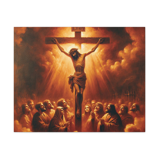 Crucifixion Canvas Wall Art