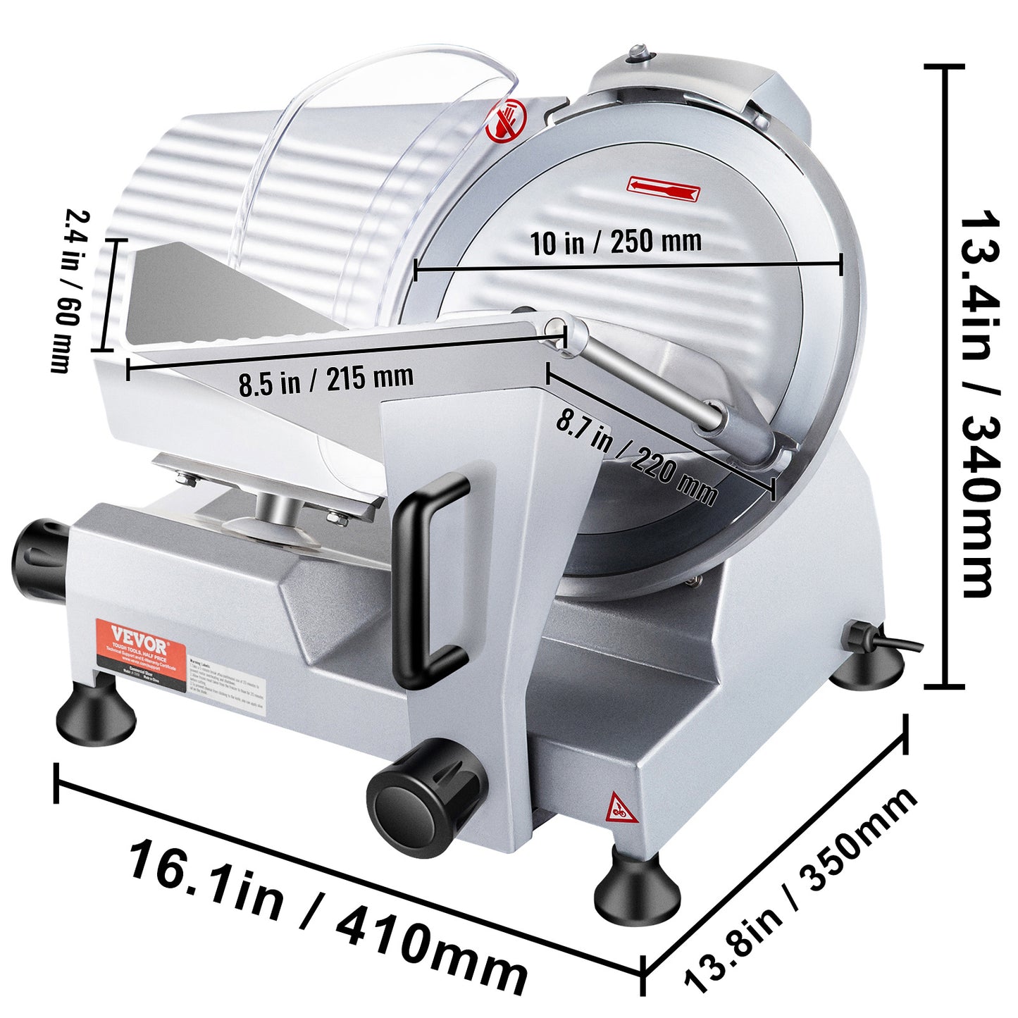 VEVOR 240W Commercial Meat Slicer