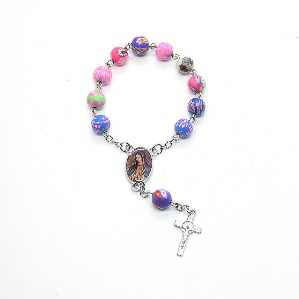 Soft Ceramic Rosary Bracelet