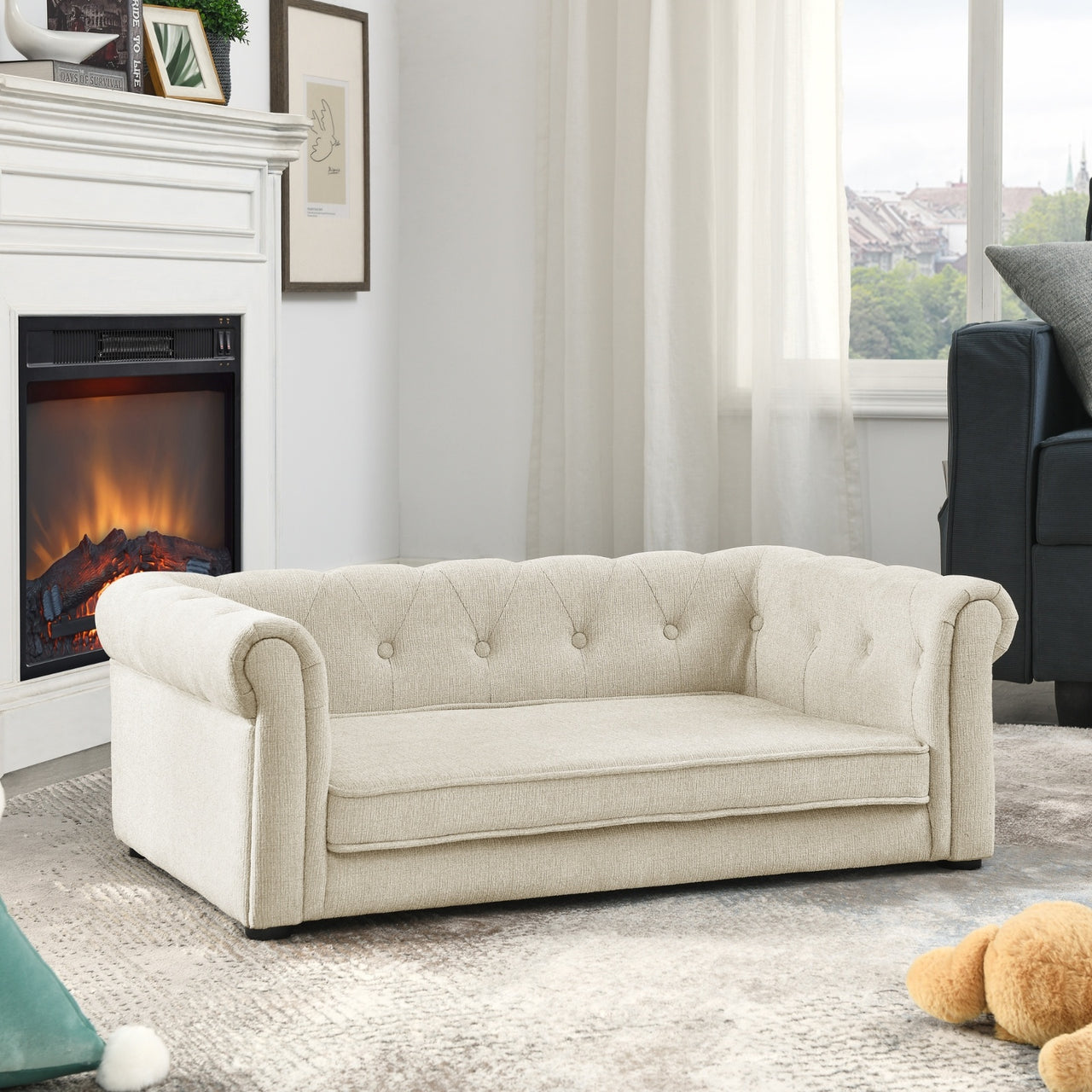 Elegant Rectangle Pet Bed for Medium and Large Dogs