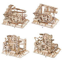 3D Wooden Puzzle Roller Coaster