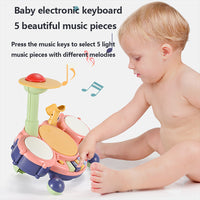 Children's Drum and Piano Set