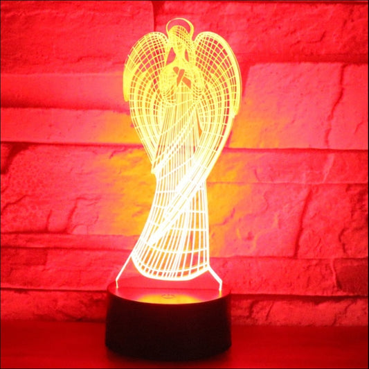 Christian Angel Led Color Changing 3D Night Light