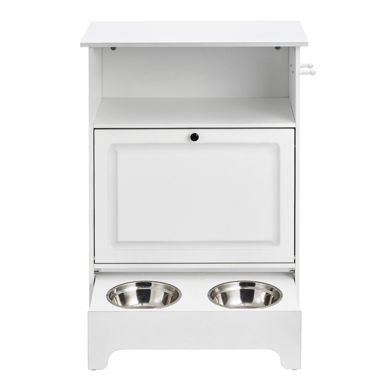 VEVOR Pet Feeding Station with 2 Elevated Dog Bowls and Storage