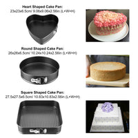 3Pcs Set Non-stick Springform Cake Pan