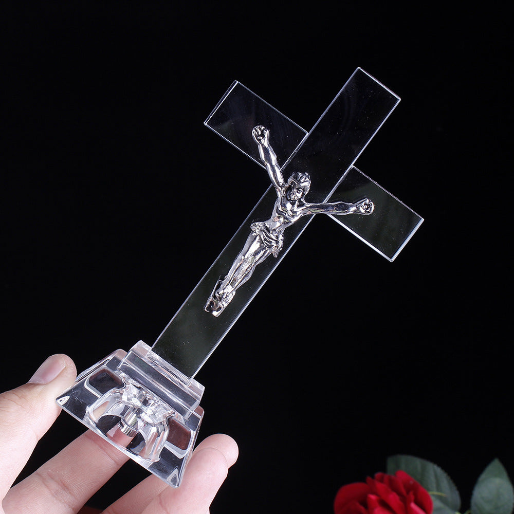 Luminous Crystal Cross