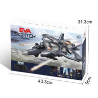 2.4G Simulated White Remote Control Fighter Jet Quadcopter