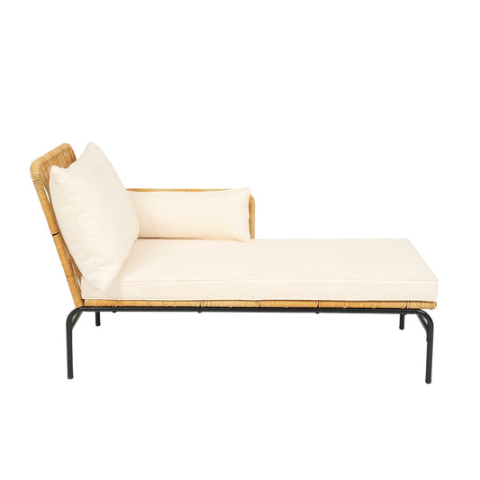 3 Pieces Outdoor Patio Wicker Furniture Set