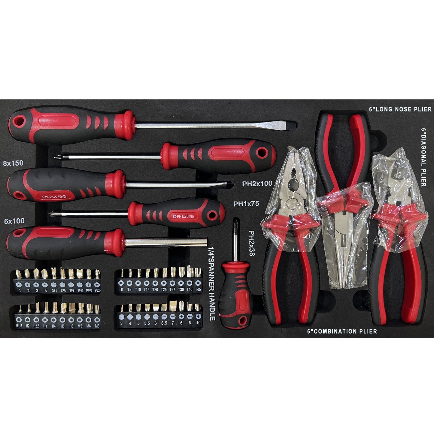 3 Drawer Tool Box With Tool Set