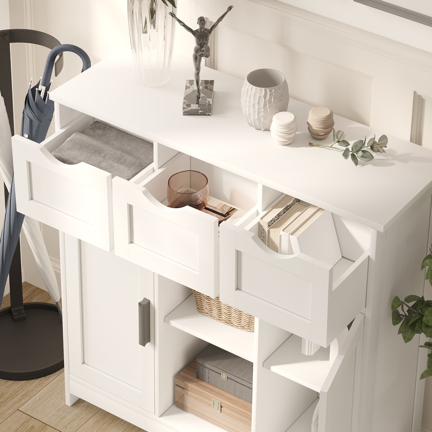Cabinets With Drawers And Shelves