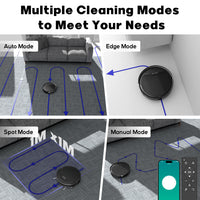 Robot Vacuum And Mop, 3 In 1 Combo Cleaner For Home With Pet Hair And Hard Floor