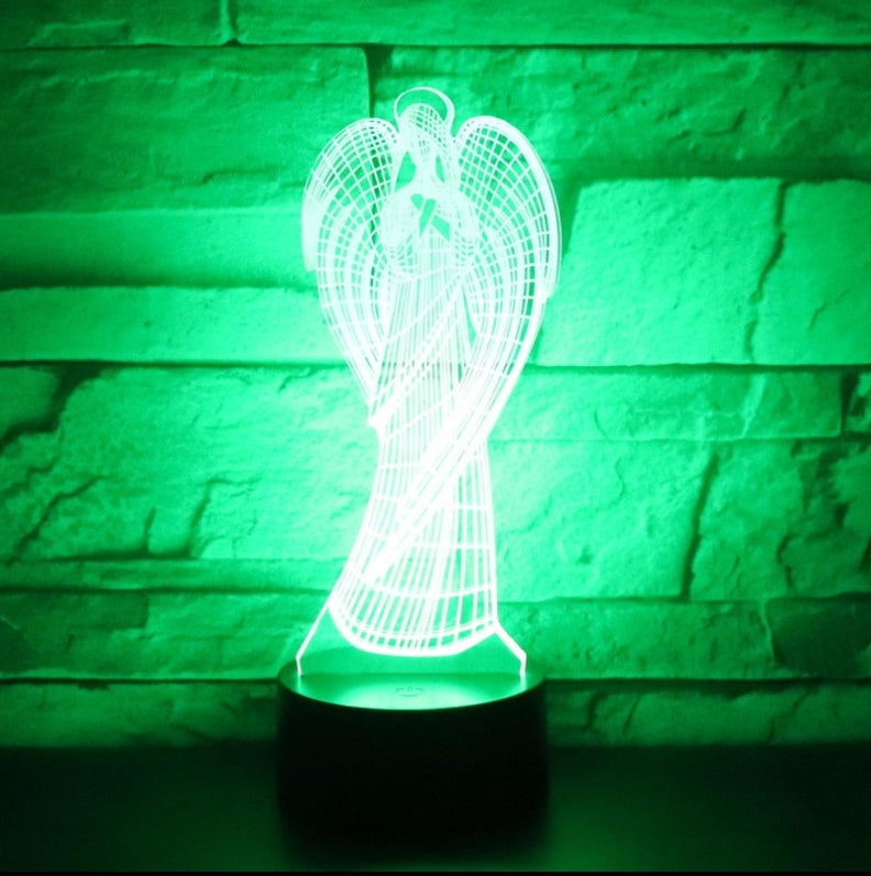 Christian Angel Led Color Changing 3D Night Light