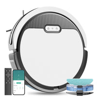Robot Vacuum And Mop, 3 In 1 Combo Cleaner For Home With Pet Hair And Hard Floor
