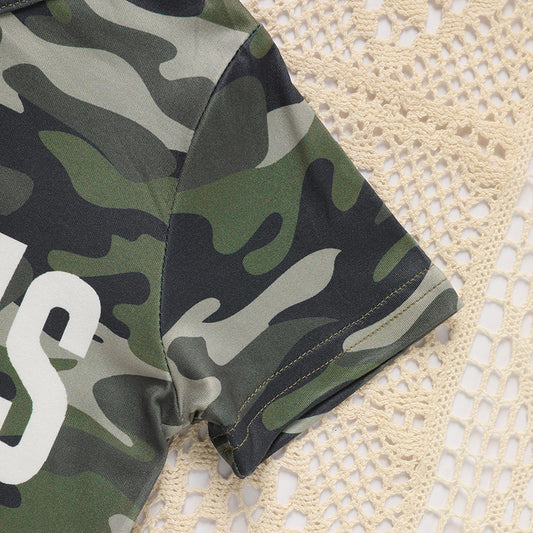 'Daddy's Girl' Cute Letter Print Top & Coordinating Pants Set