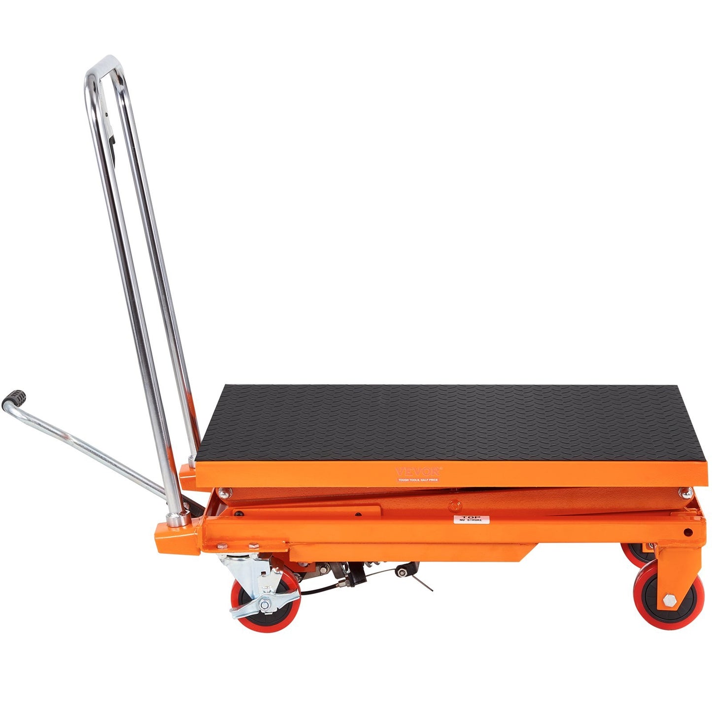 VEVOR Hydraulic Lift Table Cart with 330lbs Capacity