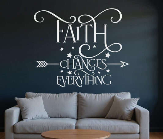 'Faith Changes Everything' Christian Decal