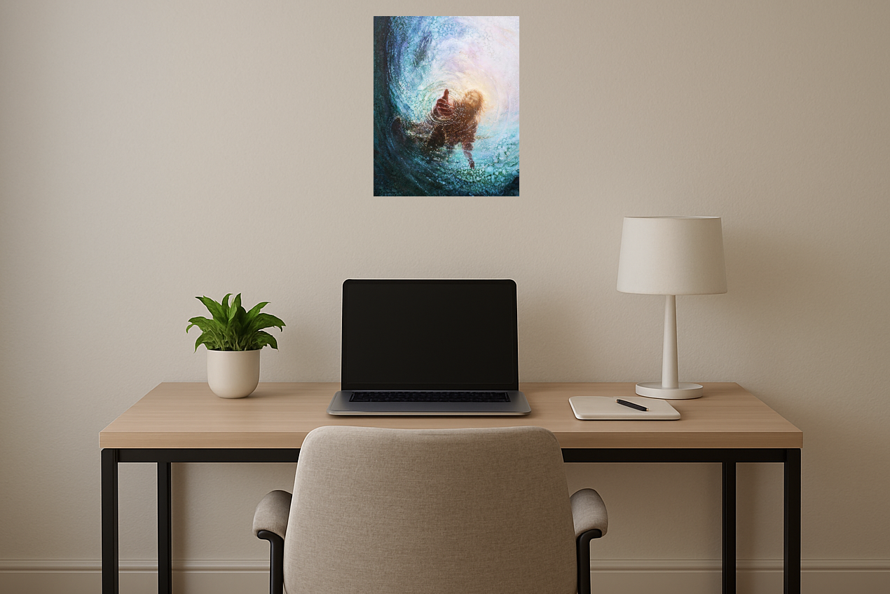 'Give Me Your Hand' Christian Canvas