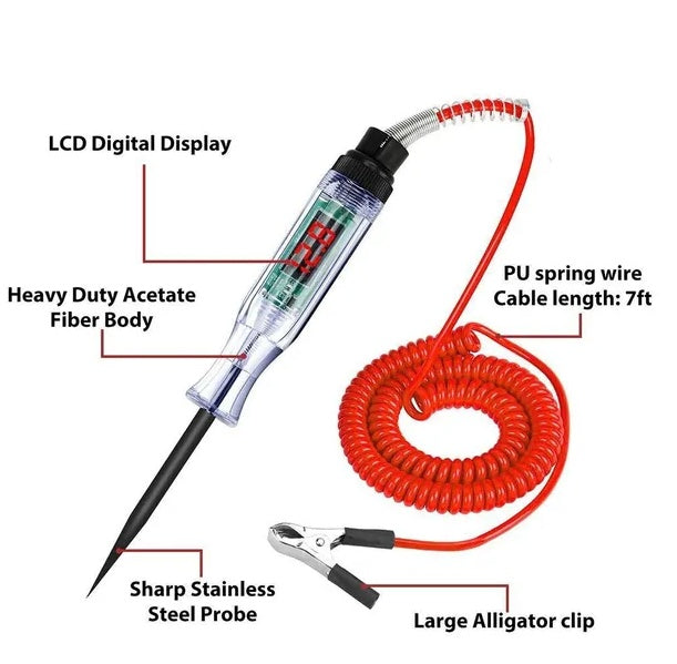 6 - 24V Digital Electric Voltage Circuit Tester