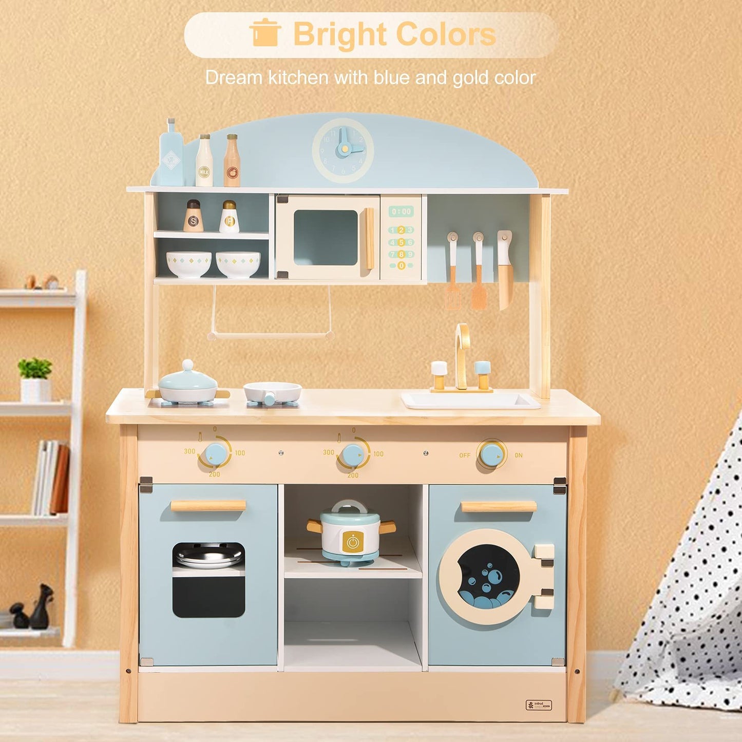 Pretend Play Kitchen and Cooking Set