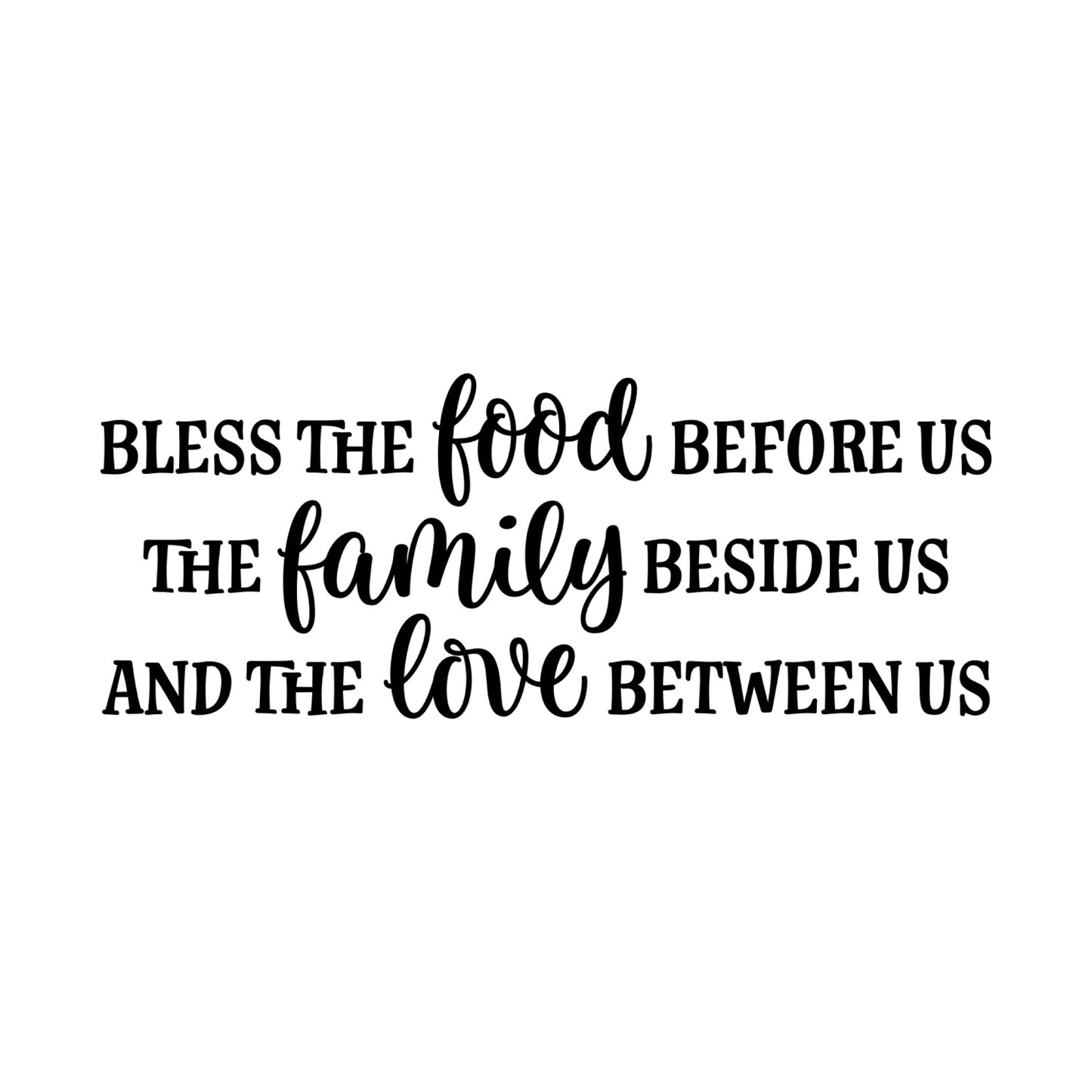 'Family' Christian Wall Decal