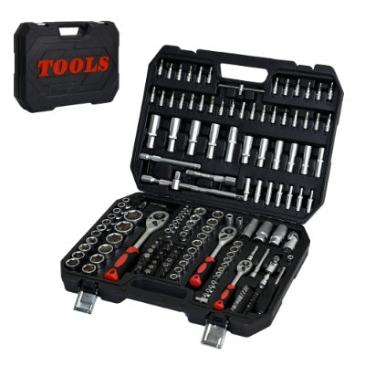 Socket And Ratchet Wrench Toolbox, 171 or 216pc Set