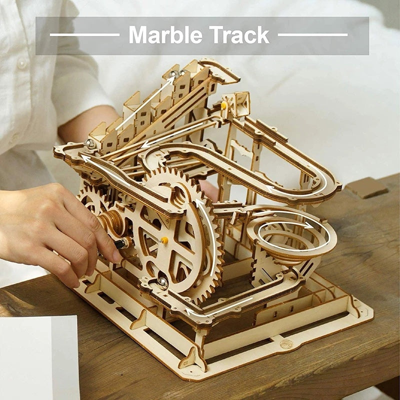 3D Wooden Puzzle Roller Coaster