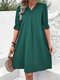 Elegant Short Sleeve Dress