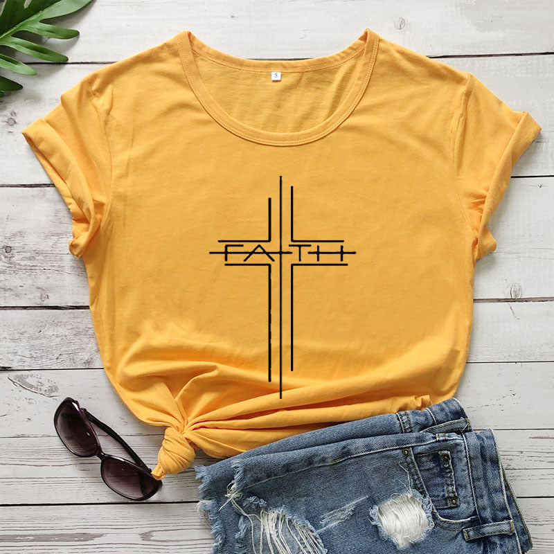 FAITH graphic short sleeve