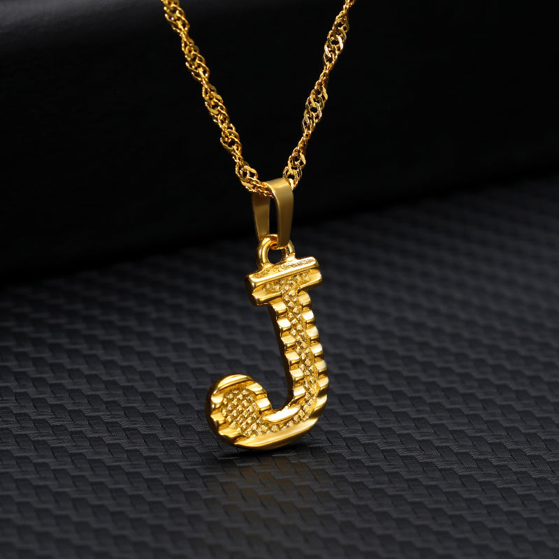 Gold-plated pendant necklace