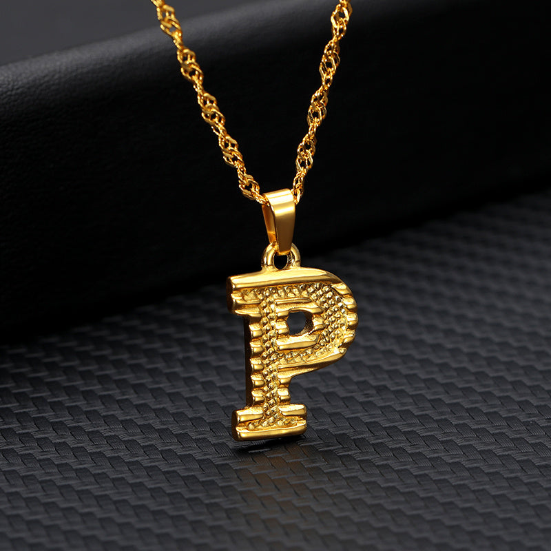 Gold-plated pendant necklace