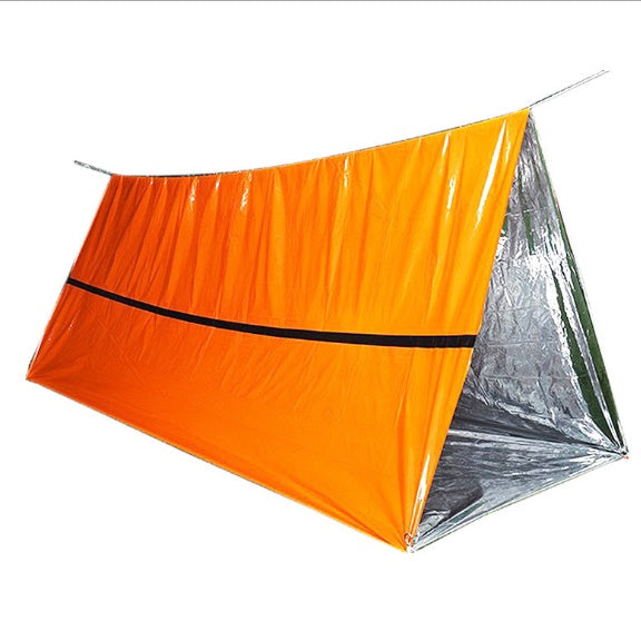 PE Aluminum Film Thermal Insulated and Windproof Emergency Sleeping Bag