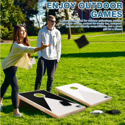 Solid Wood Premium Cornhole Set