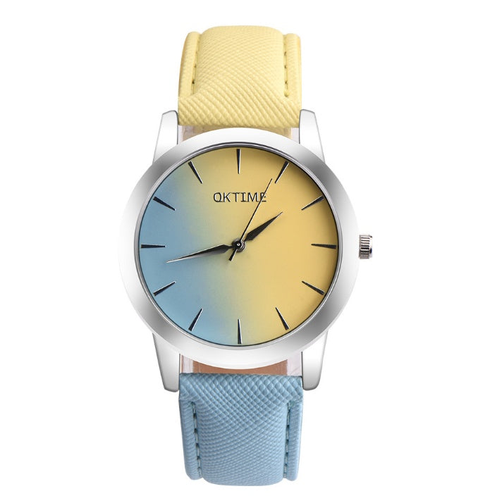 Fashion Casual Retro Rainbow Design Watch