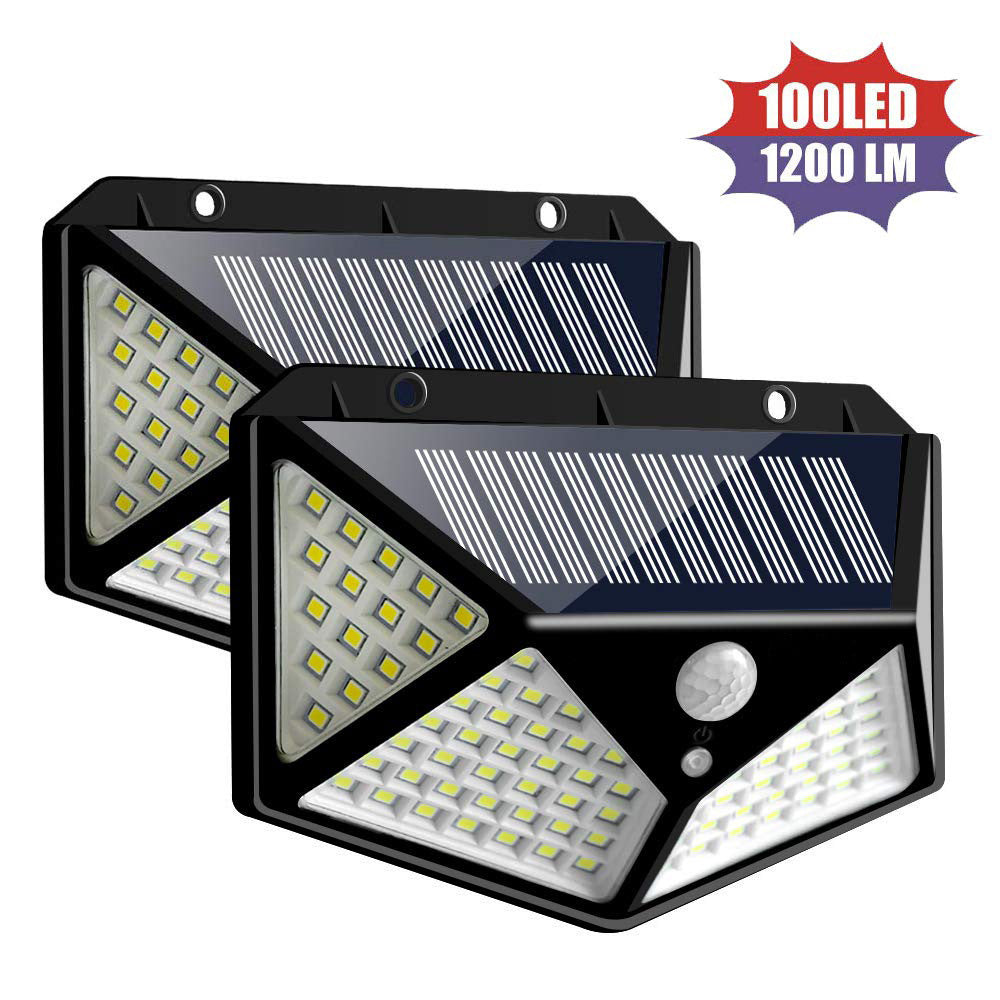 100LED Solar Wall Light