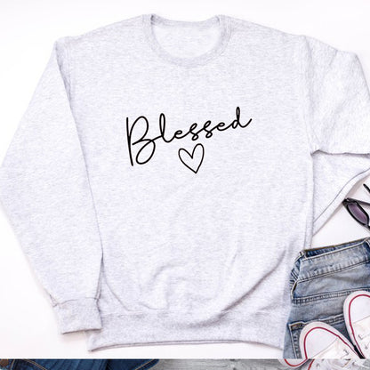 'Blessed' Long-Sleeved Sweater
