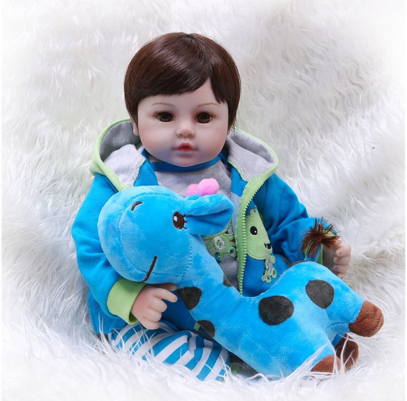 Newborn Baby Dolls Silicone Soft Cloth