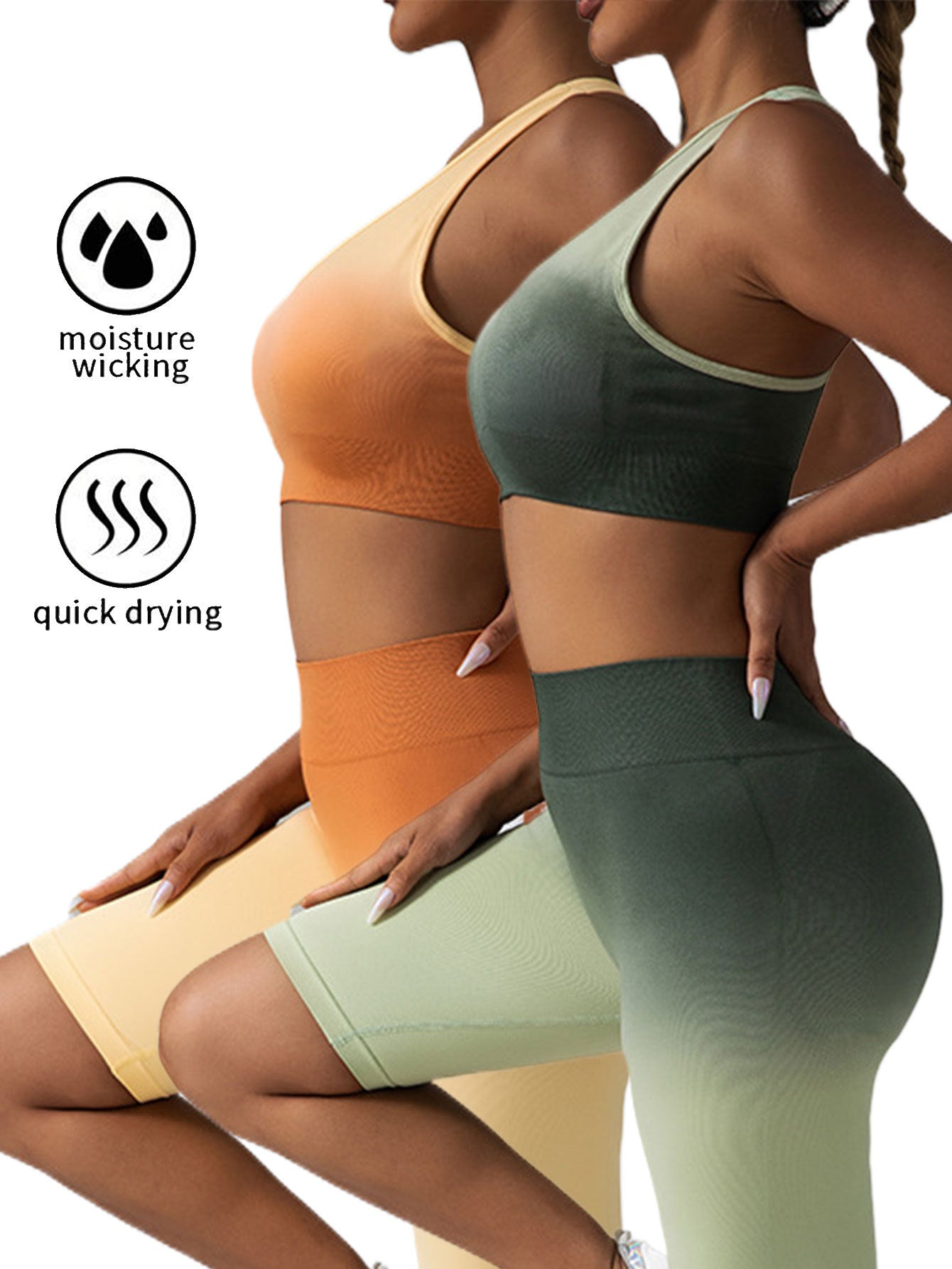 2 Pack Y Back Sports Bras For Women