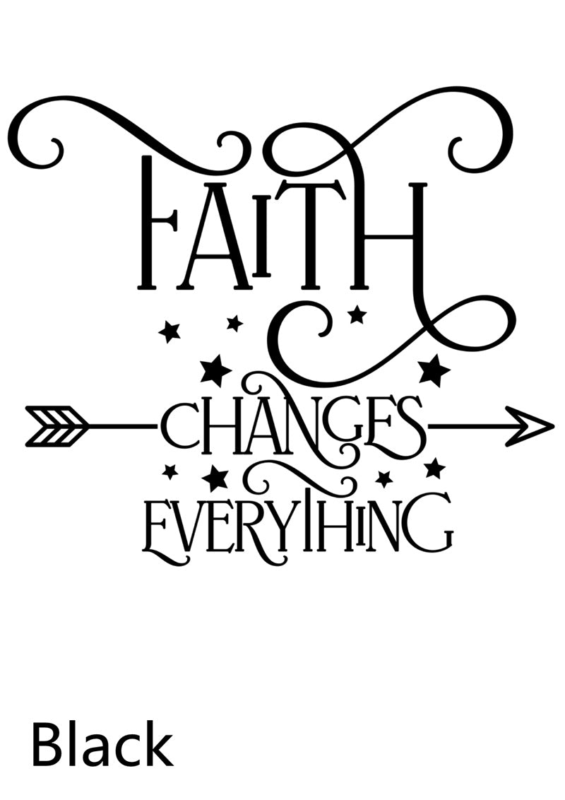 'Faith Changes Everything' Christian Decal