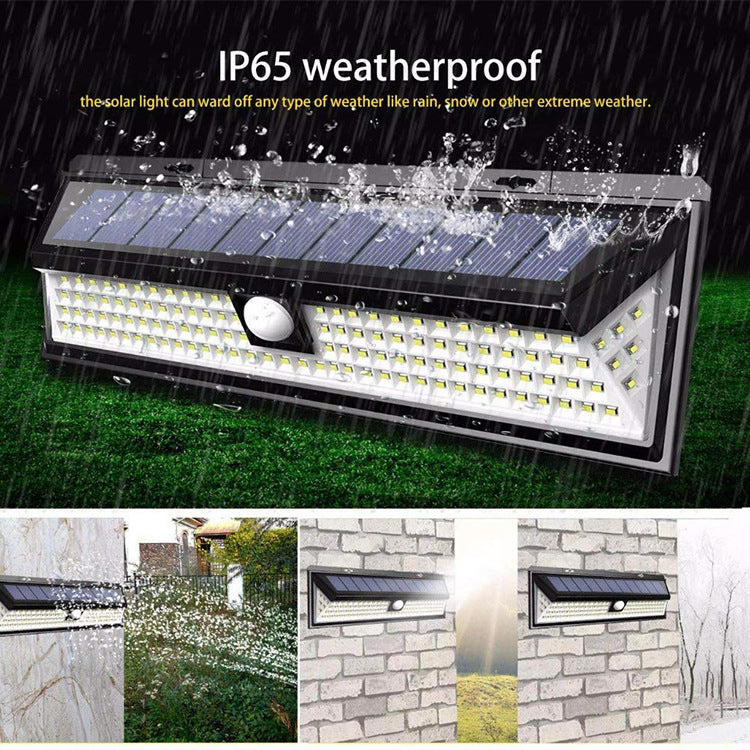 Solar Light 118 LED Motion Sensor Outdoor Light